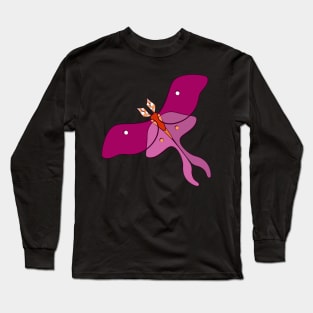 Lesbian Pride Moth Long Sleeve T-Shirt